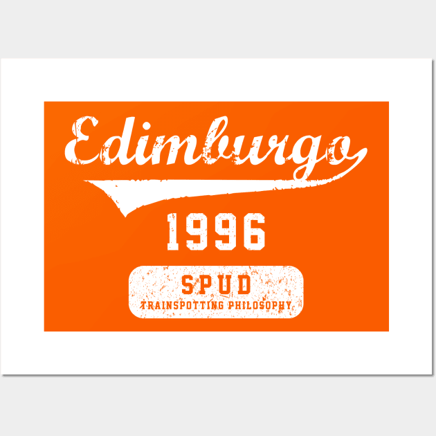 Trainspotting Philosophy Spud Wall Art by TEEWEB